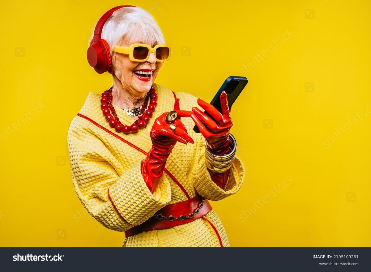 stock-photo-happy-and-funny-cool-old-lady-with-fashionable-clothes-portrait-on-colored-background-youthful-2195109261